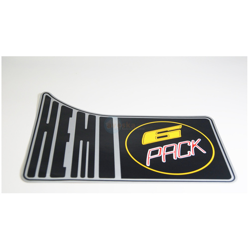 HEMI 6 PACK DECAL 1/4 PANEL RIGHT HAND