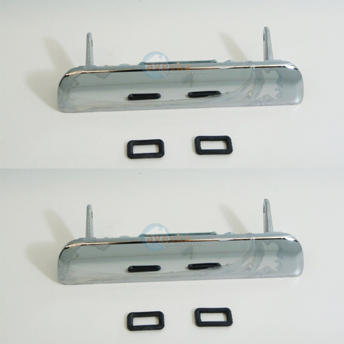 Chrome Outer Door Handle suits Holden HQ HJ HX Sandman Ute Panel Van One Tonner - 2 Handles