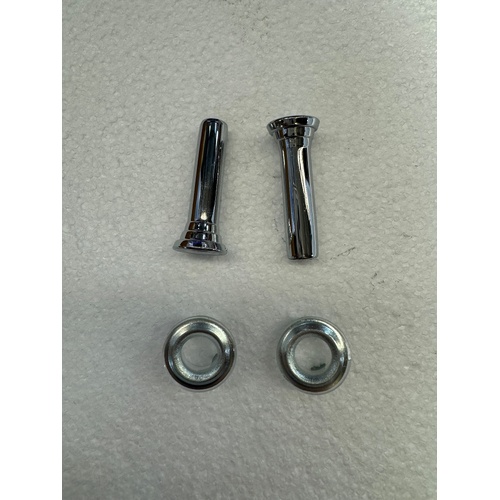 Chrome Door Lock Knobs + Surrounds suits Holden HK HT HG HQ HJ HX HZ WB Torana LH LX UC - For 2 Doors