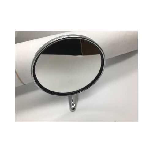 4 And 3/4 Inch ROUND CHROME MIRROR – UNIVERSAL FITMENT