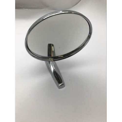  4 and 3/4 Inch Round Chrome Mirror Universal Fitting
