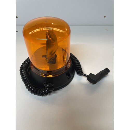 BRITAX-0324 AMBER BEACON MAGNETIC BASE 12 OR 24 VOLT GLOBE NOT INCLUDED