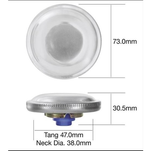 Stainless Steel Fuel Tank Cap for Early  FX FJ FE FC FB EK EJ 