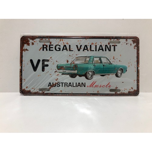  Regal Valiant VF Metal Sign