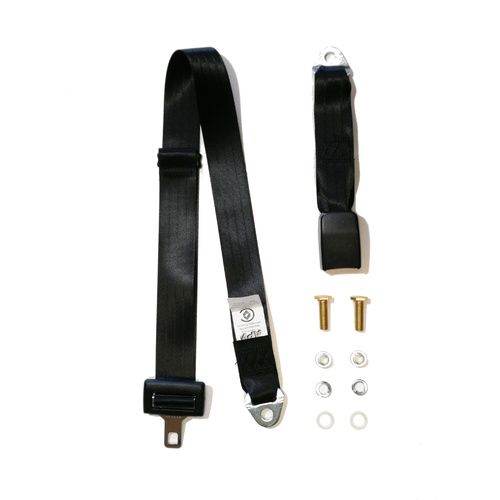 SUITS Non Retractable Lap Belt 1.2M with 425mm Fixed Webbing Buckle - ADR Approved