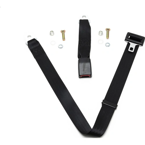 Non Retractable Lap Belt - 1.2M - 190mm Fixed Webbing Buckle