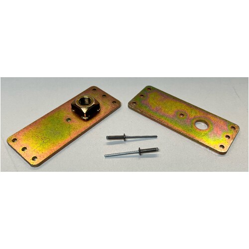 APV Offset Mounting Plate and Support Bracket Fitting Kit 100mm long x 40mm wide