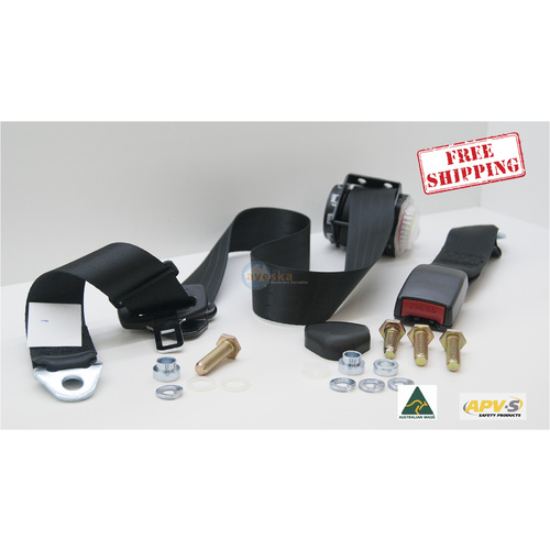 75-90 IN PILLAR WEBBING BUCKLES 275mm LEFT HAND SIDE SEAT BELT