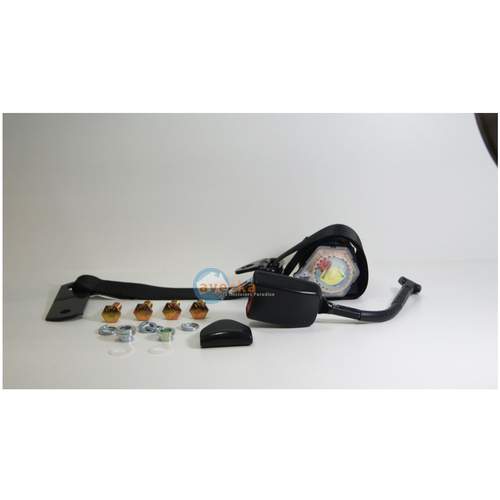 Seat Belt 90/90 On Pillar 250mm Stalk Buckle - Left Hand Side