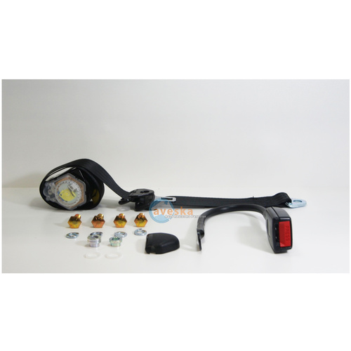  Seat Belt 80/90 On Pillar 400mm Stalk Buckle Right Hand Side