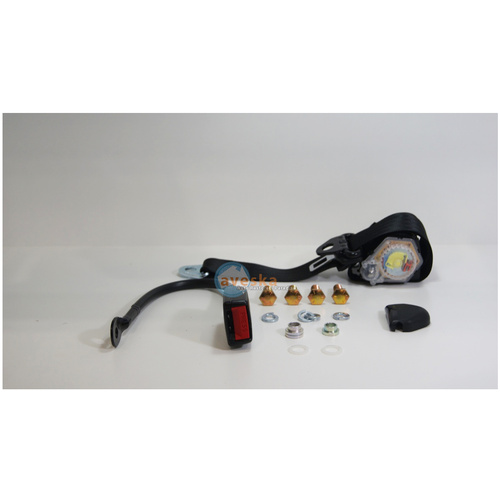  Seat Belt 80/90 On Pillar 400mm Stalk Buckle Left Hand Side