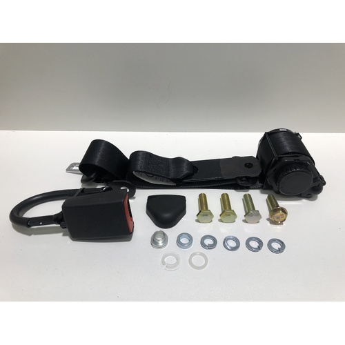 Inertia Seat Belt 105/80 On Pillar Right Hand Rec. Anchor and Stalk 300mm