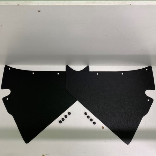  Black Embossed Board Kick Panels Suits Holden FB-EK - Pair
