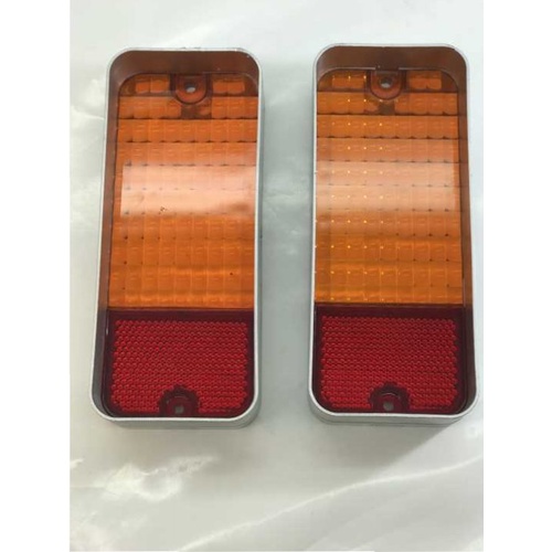 Rear Indicator Lens suits Holden HQ Sedan & Monaro - Pair
