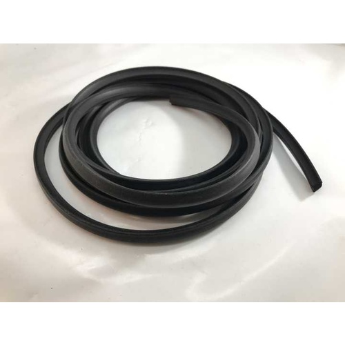 Black Locking Strip Windscreen to suit Holden HQ HJ HX HZ WB Ute - Rear