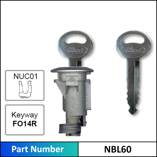 Quality Boot Lock for Ford Falcon Fairmont Futura GT Sedan XT XW XY XA XB XC XD XE XF  New + 2 Keys