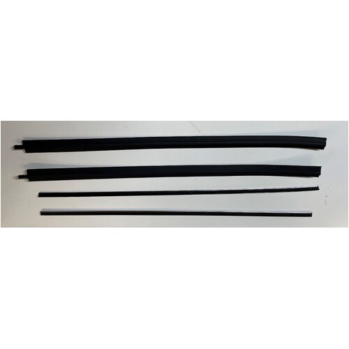  Front Inner and Outer Door Belt ( Weather Strip ) Kit for Holden Torana LC LJ Coupe - Left and Right Hand Side - 4 Pieces