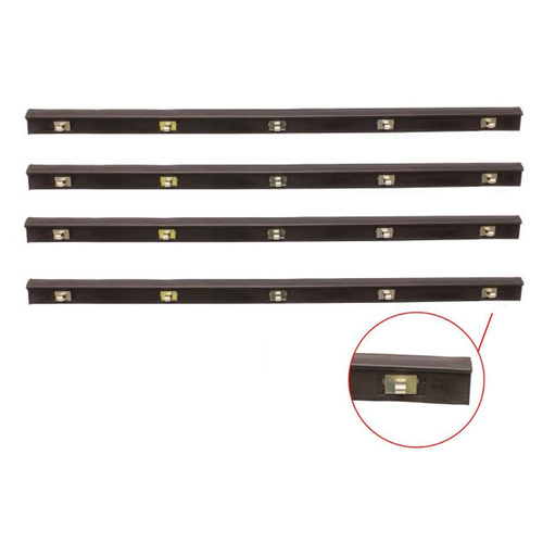 Front Inner and Outer Door Belt ( Weather Strips) Kit for Holden HK HT HG - 4 Pieces