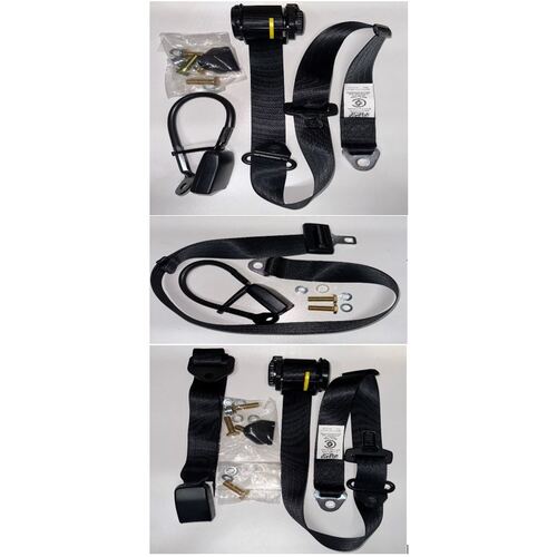 Front Bench Seat Belt kit to suit Toyota Land Cruiser BJ70 1984 to 1992 