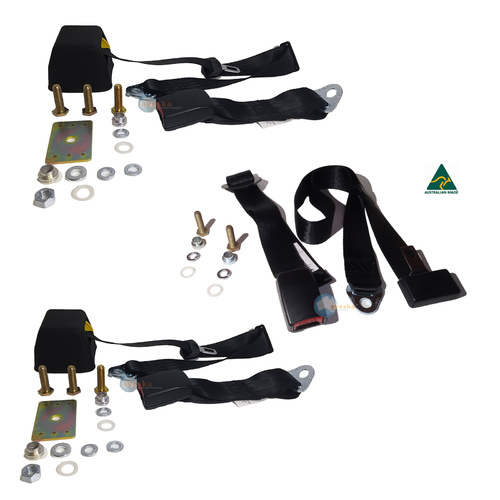Rear Bucket Seat Belt Kit for Holden VB VC Sedan