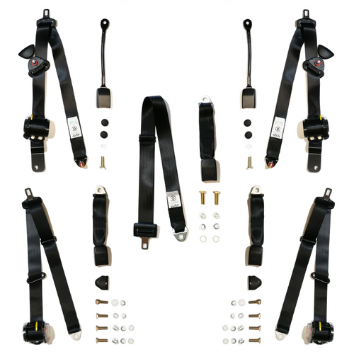 Complete Seat Belt Kit for Holden Commodore VK VL Sedan and Wagon - ADR Approved Australian Made