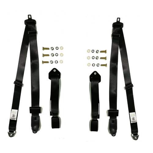 Front Bucket Seat Belt Kit to suit Ford Falcon XY Wagon and Sedan - ADR Approved Australian Made