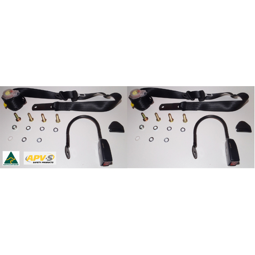 FRONT SEAT BELT KIT FOR ALFA GIULIA SPRINT COUPE 1963-1970 