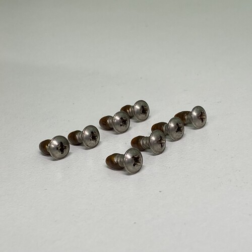 Windscreen Side Mould Screws suits Holden HQ-WB  - 8 Pack